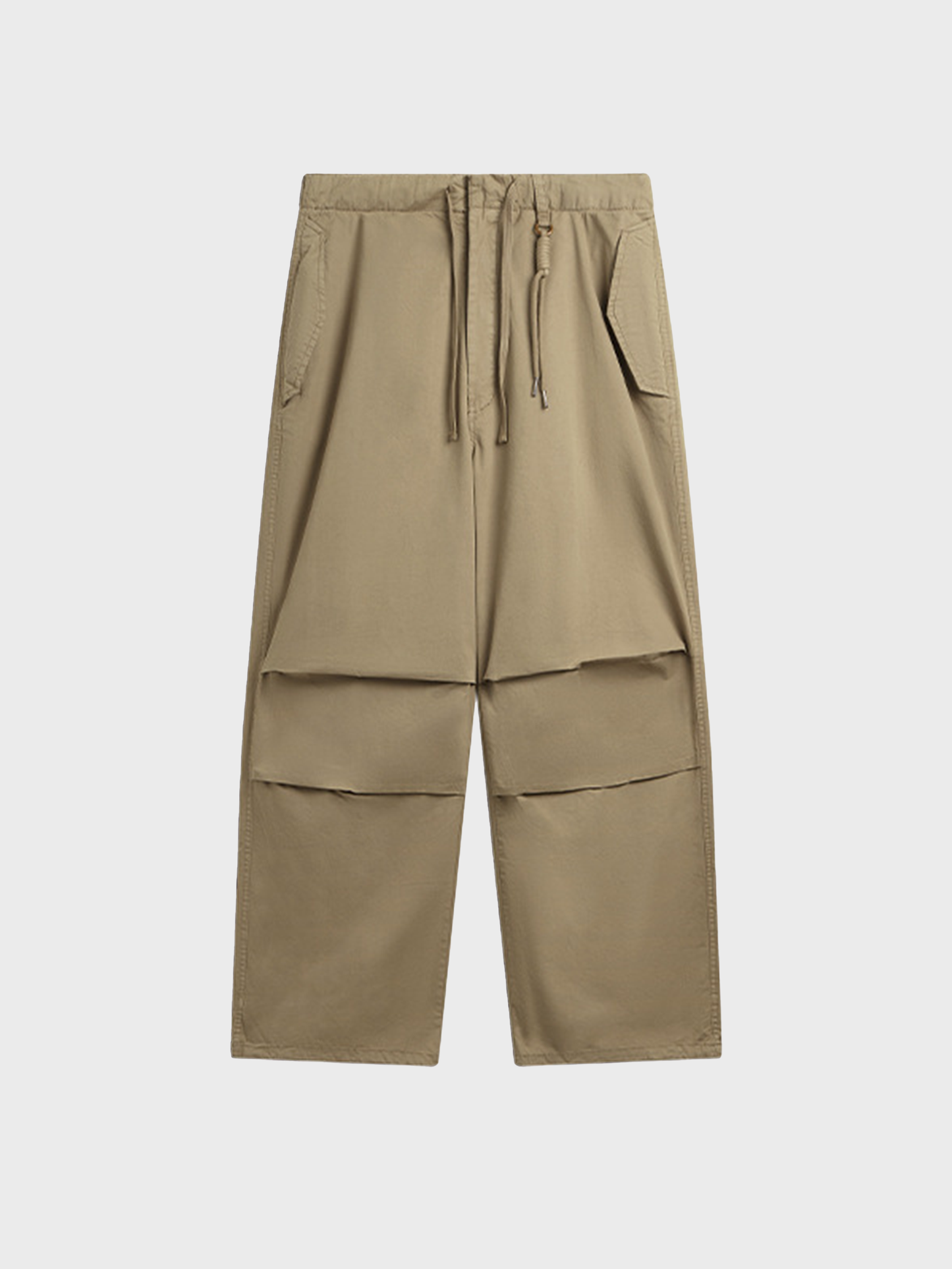 Cargo Parachute Pants with Wide Legs