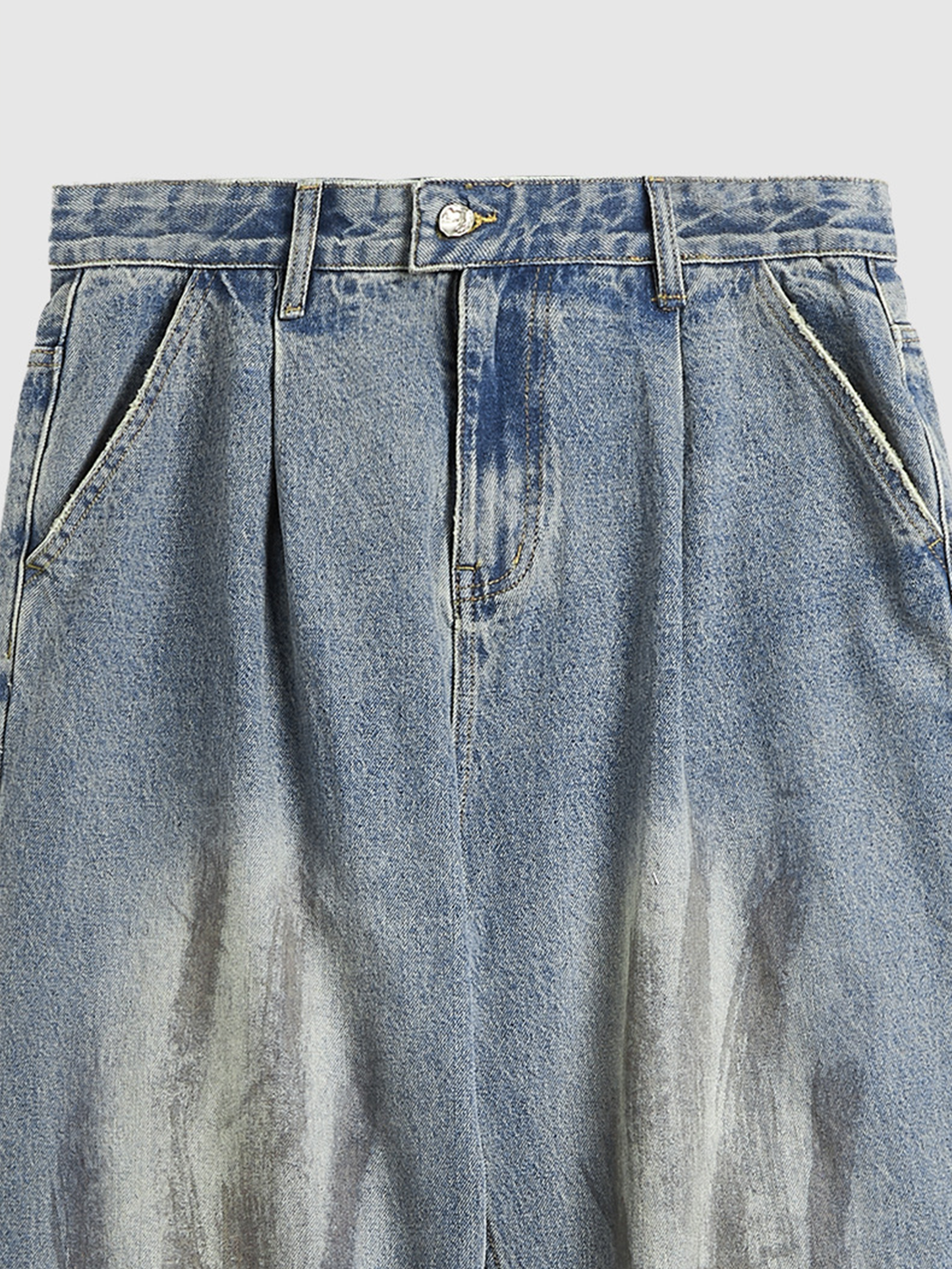 Distressed High-waisted Jeans