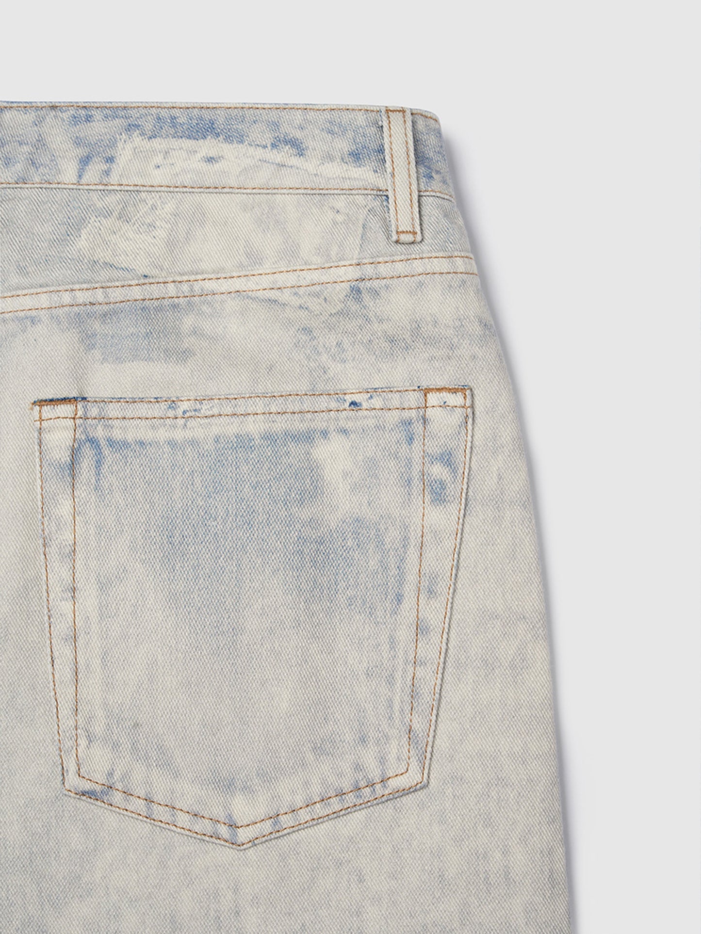 Washed Tie-Dye Vintage Jeans