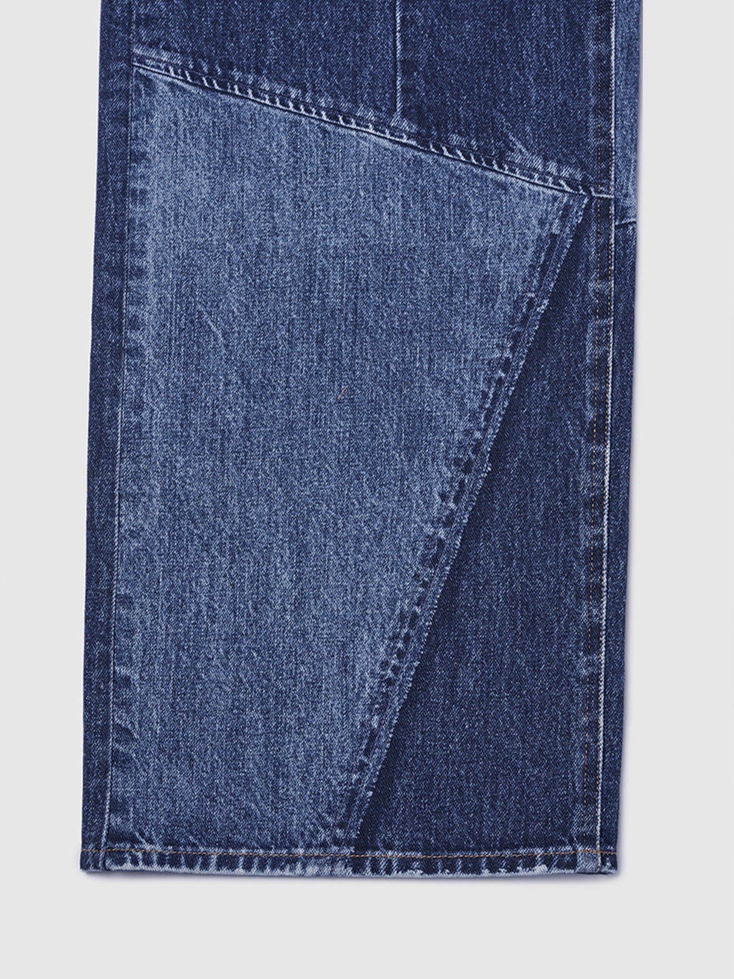 Denim Patchwork Jeans