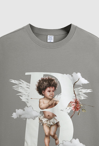 Cupid Night Luminescent Printed T-shirt