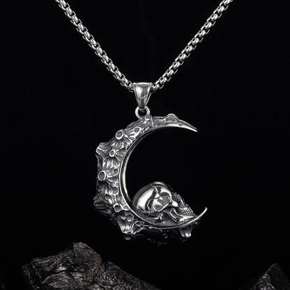 Gothic Luna Skull Talisman