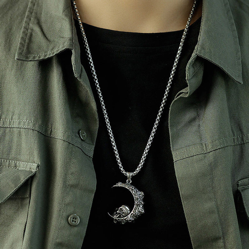 Gothic Luna Skull Talisman